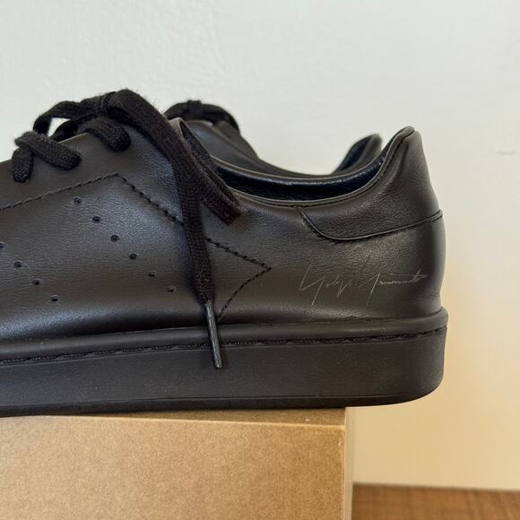 ADIDAS x YOHJI YAMAMOTO Y-3 STAN SMITH BLACK SIZE US 7 UK 6.5 EU 40 - Picture 4 of 13